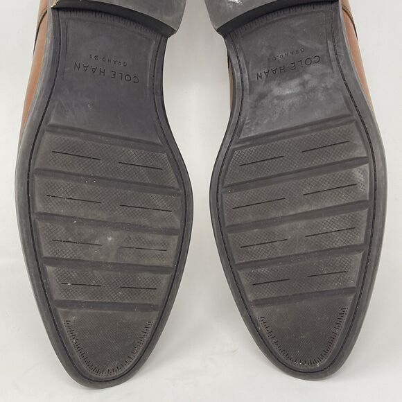 Cole Haan Buckland Shoes Mens 13 M Brown Leather Cap Toe Dress Casual Derby - Picture 16 of 16